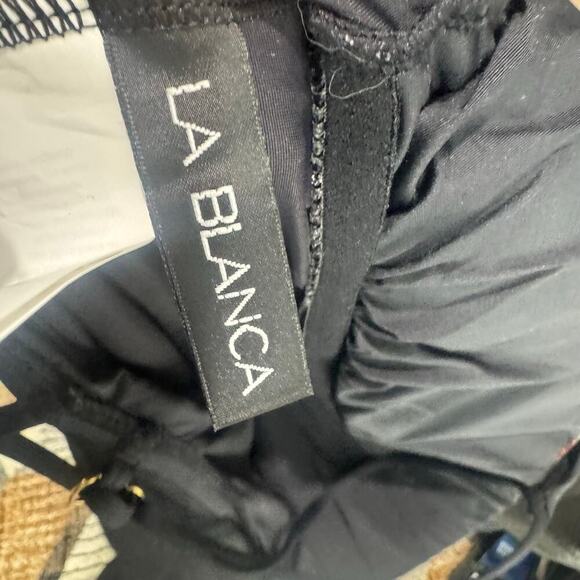 La Blanca Standard Island Goddess Strappy Shoulder One Piece Swimsuit 16 NWOT - Picture 8 of 11